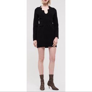 Just One Answer J.O.A. Scalloped Sweater Dress